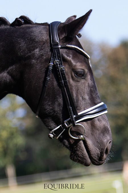 Equibridle anatomisch hoofdstel Ferro - wit normaal