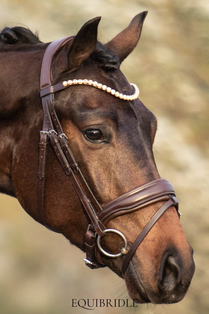 Equibridle anatomisch hoofdstel Zonik - bruin - Afbeelding 2