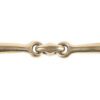 Harry's Horse dubbelgebroken bustrens Gold Brass 13mm