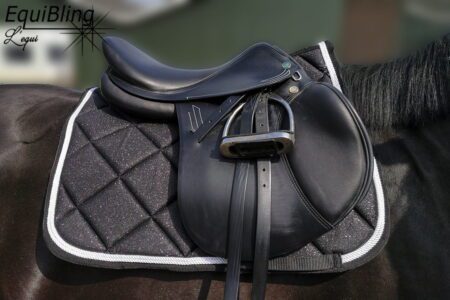 Zwart glitterdekje veelzijdigheid