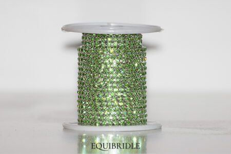 Strassketting 3mm Lichtgroen (peridot)