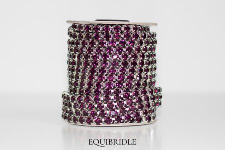 Strassketting 6mm Amethyst (Rood/paars)