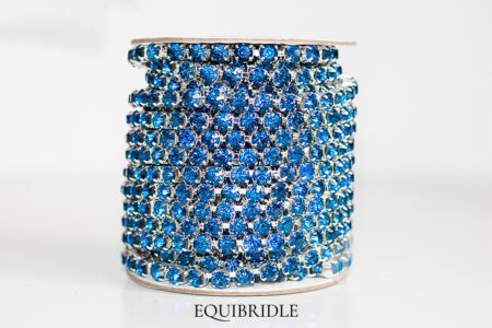 Strassketting 6mm Capri Blue