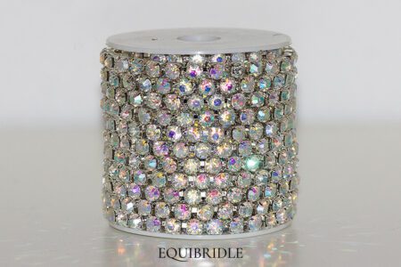 Strassketting 6mm Crystal AB