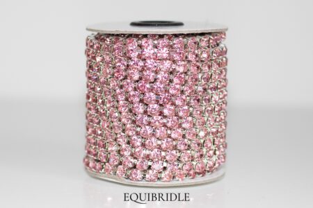 Strassketting 6mm Light Rose (Lichtroze)