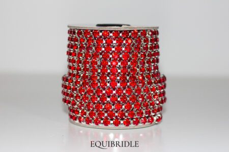 Strassketting 6mm Light Siam (Rood)