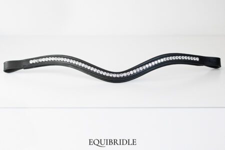 Frontriem 8mm Zircon Wave ingelegd