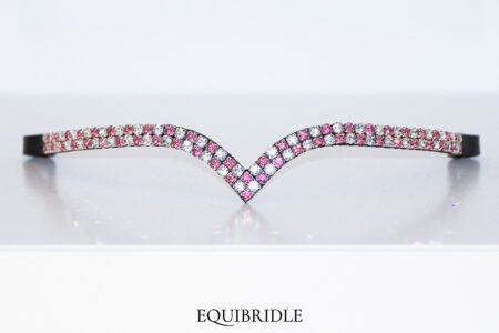 Frontriem 2x6mm V-vorm two colored