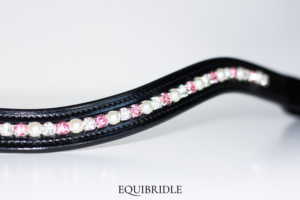 Frontriem 6mm Wave ingelegd Three Colored - Afbeelding 2