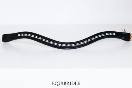 Frontriem 6mm Wave ingelegd Two Colored