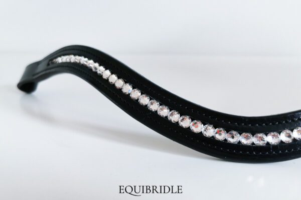 Frontriem 6mm Crystal Wave ingelegd - Afbeelding 2