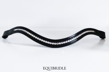 Frontriem 6mm Crystal Wave ingelegd