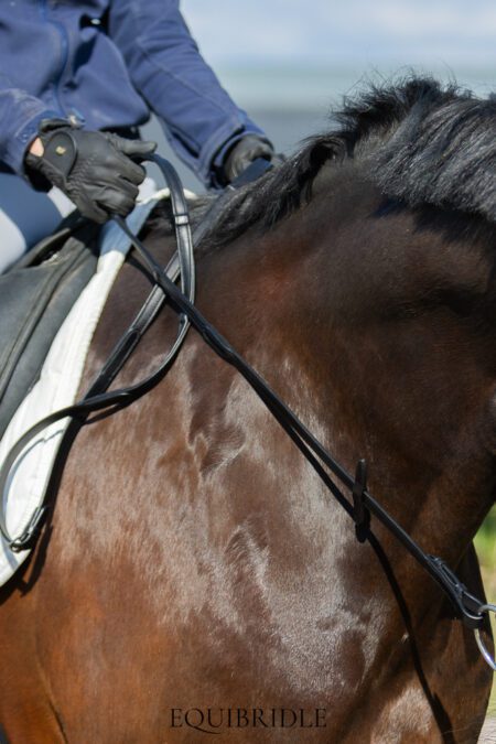 Luxe platte Italiaans lederen teugels soft