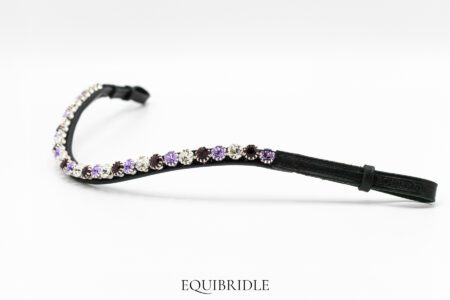 Frontriem 8mm Wave Preciosa - Amethyst, Violet, Crystal