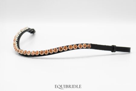 Frontriem 8mm Wave Preciosa - Rosé Goud