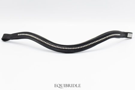 Frontriem 4mm Wave Preciosa Ingelegd - Crystal